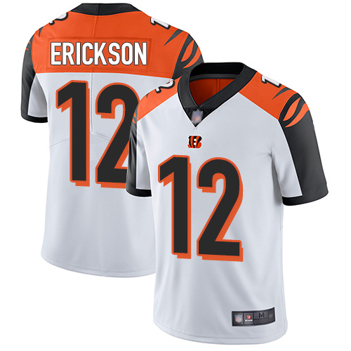 Cincinnati Bengals Limited White Men Alex Erickson Road Jersey NFL Footballl 12 Vapor Untouchable